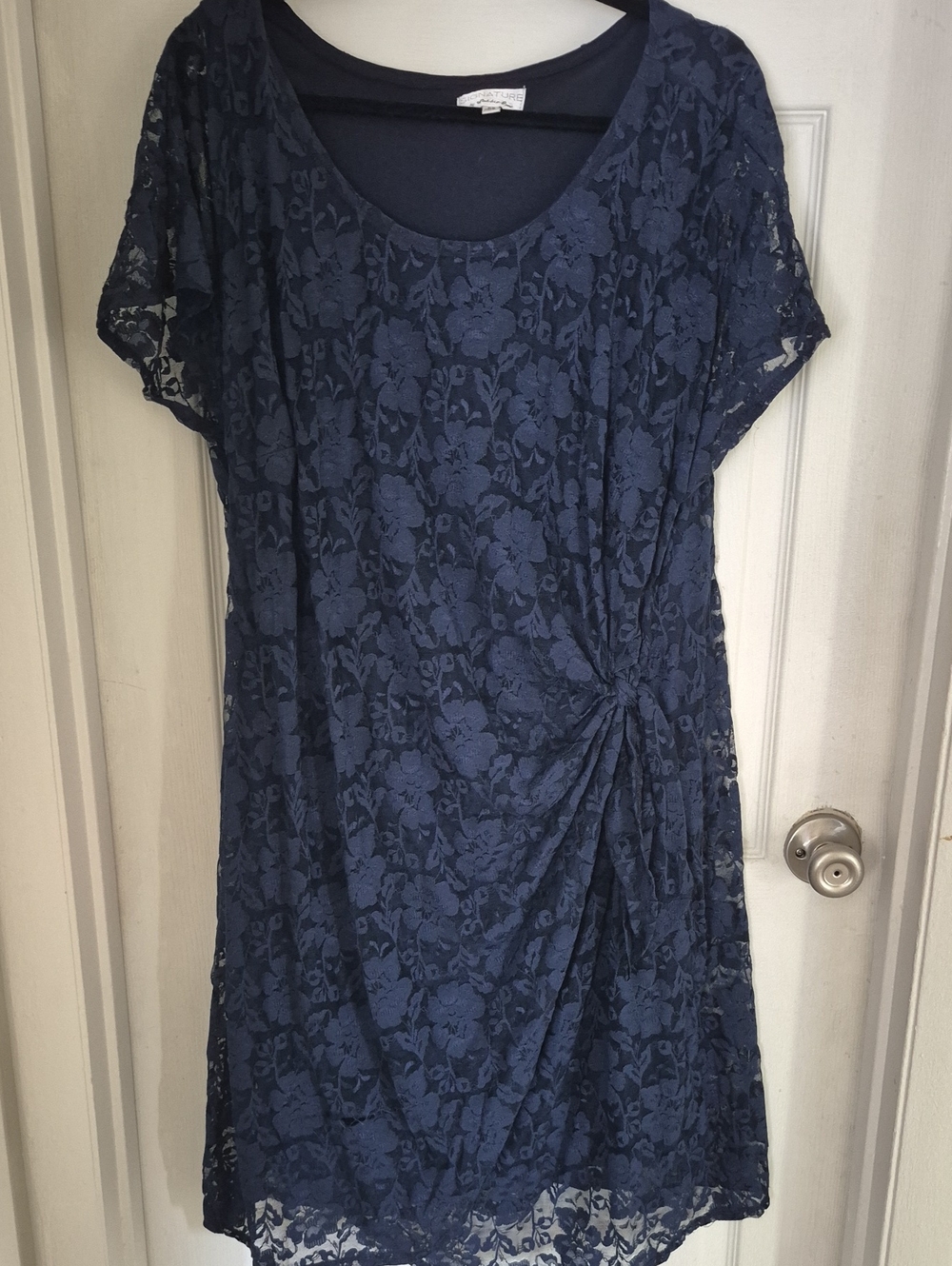 Robbie Bee 🖤 Women’s Navy Lace Dress (1030)